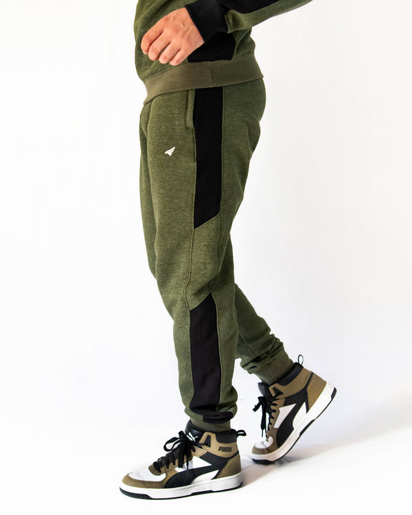 OLIVE KNITTED TROUSER- KULZAD