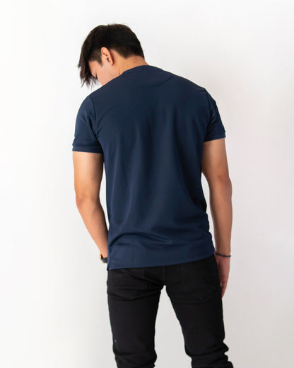 ZIPPER HENLAY T-SHIRT - BEZUD