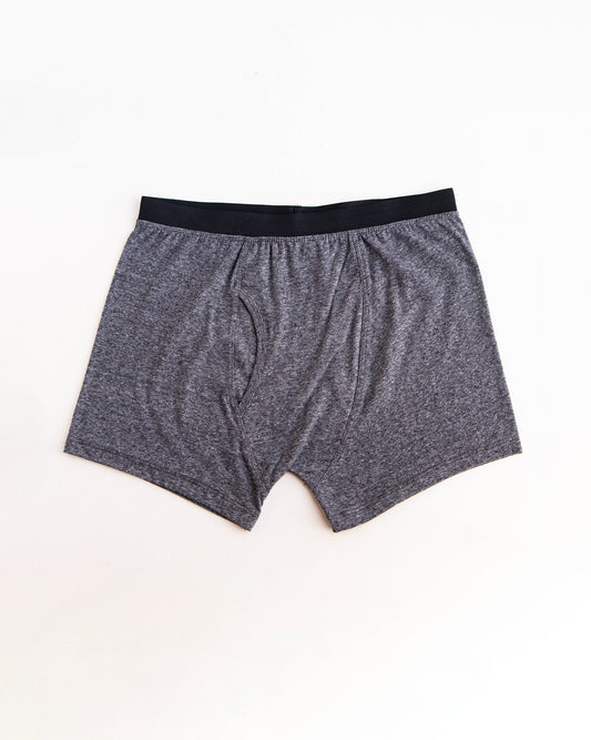 CHARCOAL ELASTICATED WAISTBAND BOXER - DIRUS