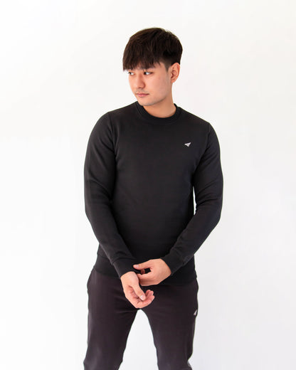 BLACK SWEAT SHIRT - GOLDER