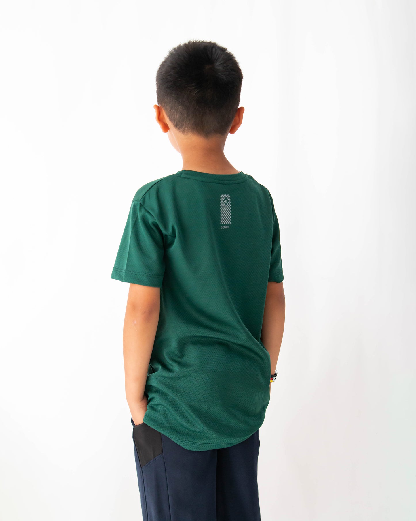 ACTIVE WEAR DRY-FIT BOYS T-SHIRT - GRUNISH