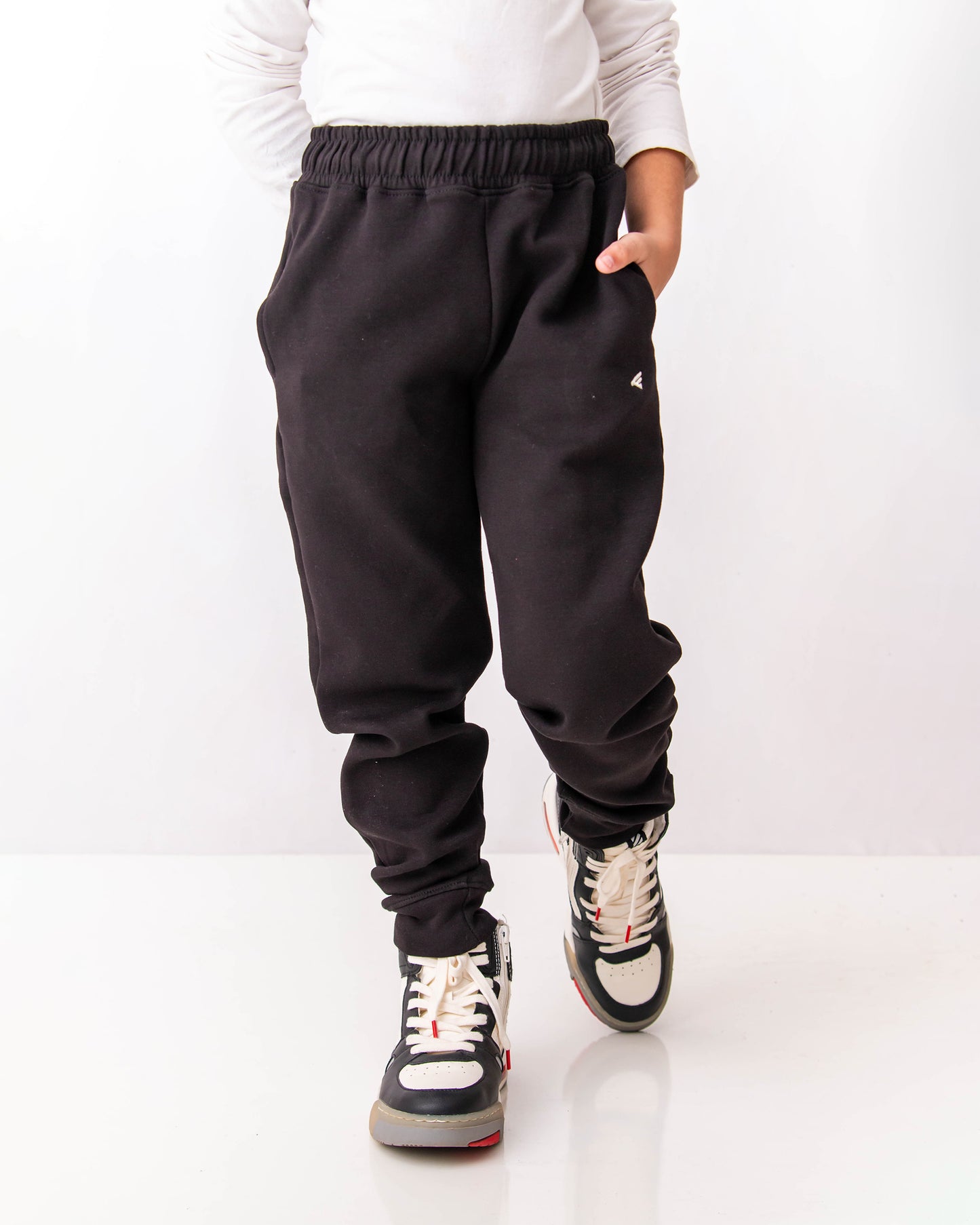 BOYS RIBBED BOTTOM KNITTED TROUSER - KISAL