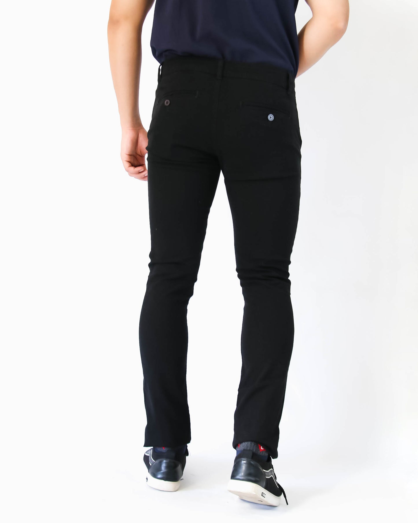 MENS SKINNY FIT COTTON CHINOS - LESTAN