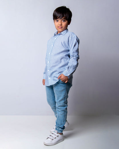 BOYS CASUAL SHIRT - LIMO