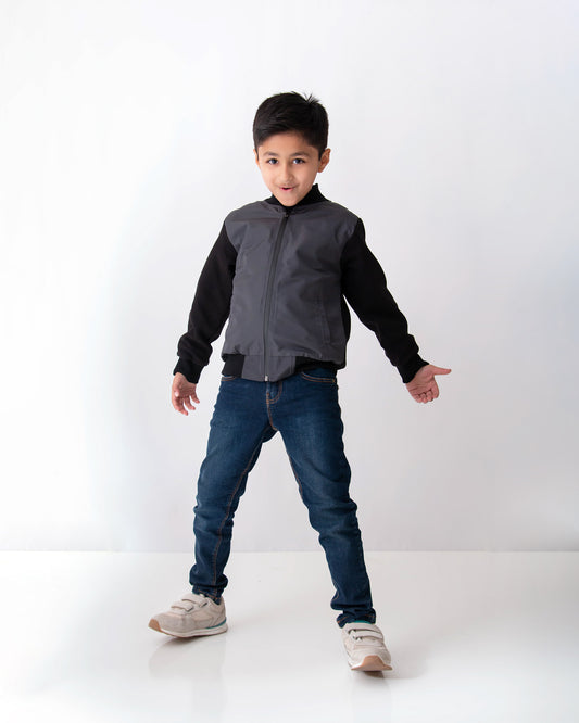 BOYS FULL SLEEVES JACKET - ROGS