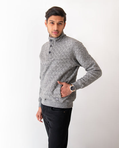 MENS MOCK NECK SWEAT - TENG