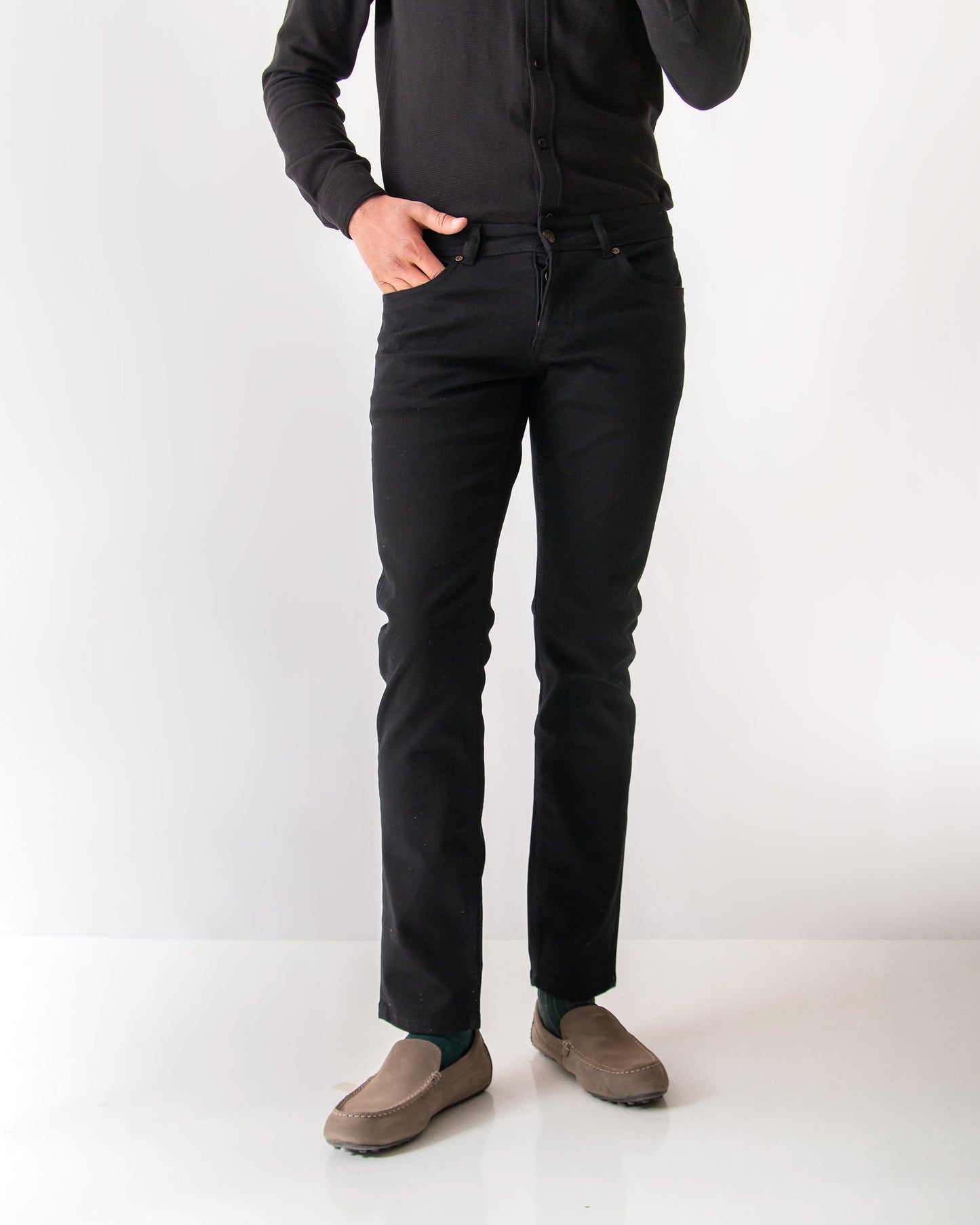 BLACK SKINNY FIT (ONYX) JEANS - GRAFT