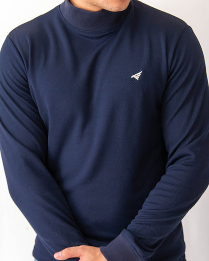 ACTIVE WEAR TURTLE NECK SWEAT - OMEGA